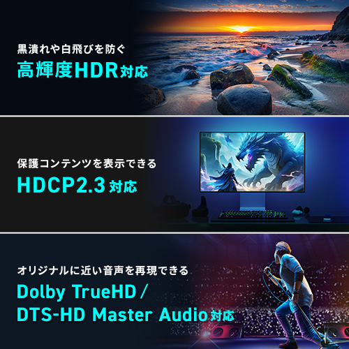 HDMI切替器（8K・4K・電源不要・2入力1出力・2出力・HDCP・セレクター・スイッチャー・PS5・PS4・おすすめ）