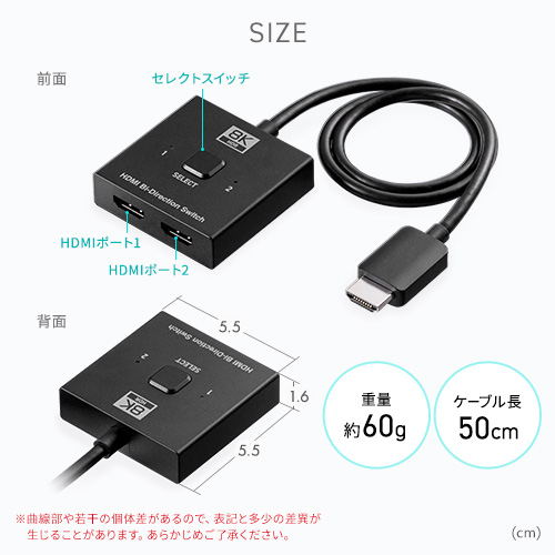 HDMI切替器（8K・4K・電源不要・2入力1出力・2出力・HDCP・セレクター・スイッチャー・PS5・PS4・おすすめ）