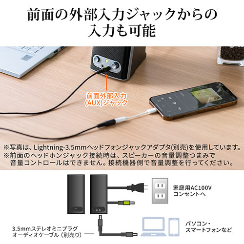 スピーカー（テレビ・PC対応・10W）