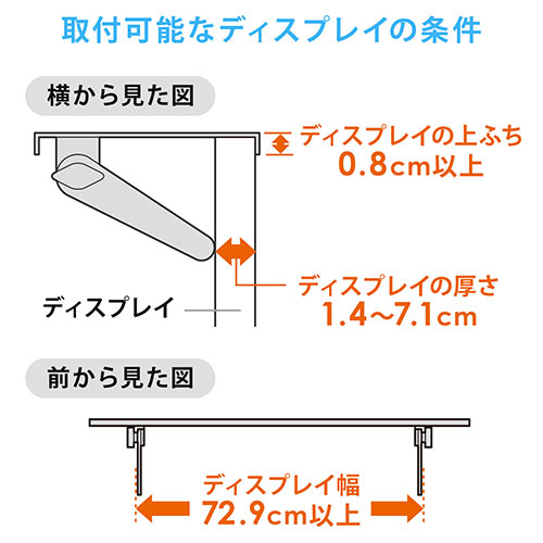 テレビ上部用トレー（モニター・ディスプレイ・収納・リモコン・幅90cm）