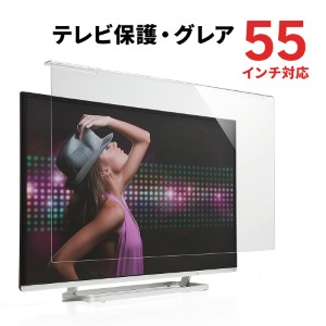 テレビ保護パネル(55インチ・フィルター・カバー・傷防止・画面保護・簡単取付・アクリル・おすすめ・赤ちゃん） CRT018