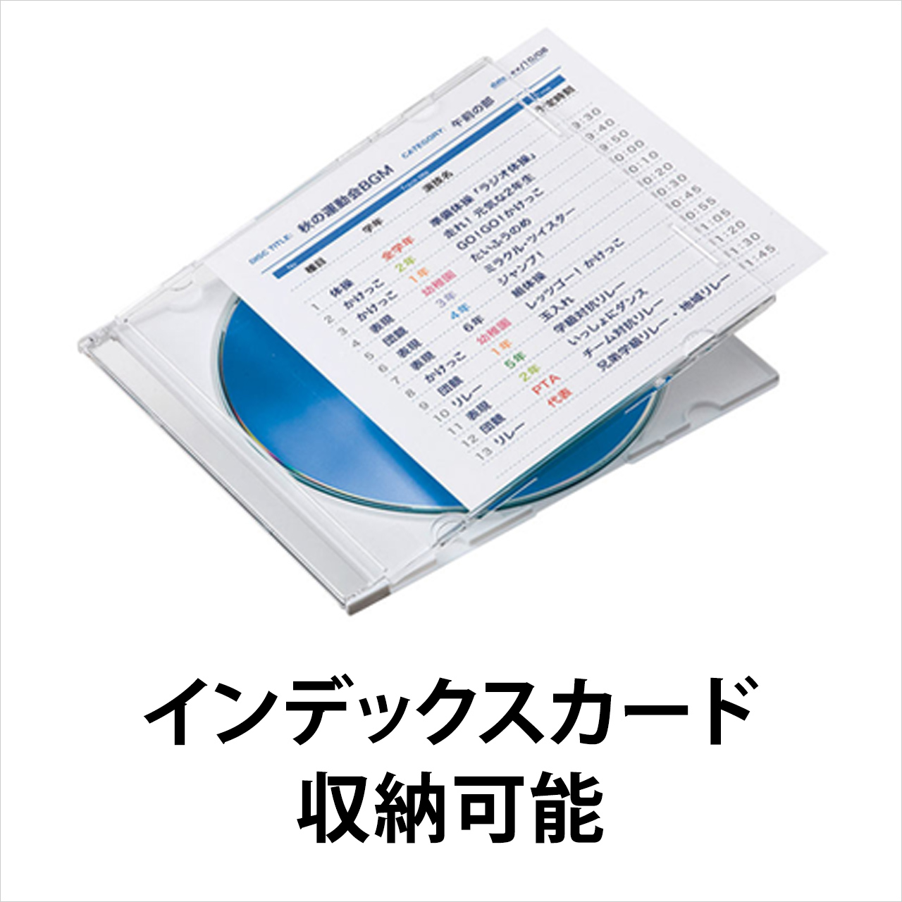 CDケース（DVDケース・ブルーレイケース・スリム・プラケース・クリア・薄型・5.2mm・大量・業務用・50枚）  EZ2-FCD031C