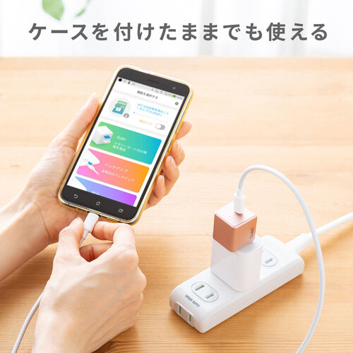 Qubii Duo Type-C接続 iPhone iPad iOS Android 自動バックアップ（USB Type-C・microSDカードリーダー機能・容量不足解消・ホワイト）