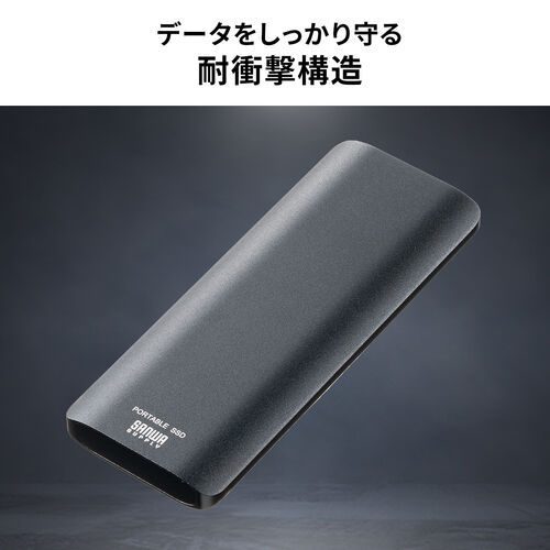 ポータブルSSD（高速タイプ・1TB・小型・外付け・Type-A/Type-Cケーブル付き・USB3.2 Gen2・テレビ録画・PS5/PS4/Xbox Series X）