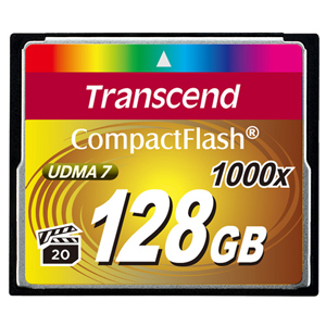 コンパクトフラッシュカード 128GB 1000倍速 TS128GCF1000 Transcend