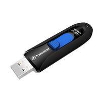 Transcend　USBメモリ　128GB　USB3.1Gen1(USB3.0)　キャップレス　スライド式　JetFlash 790　ブラック　TS128GJF790K