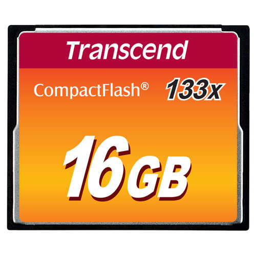 コンパクトフラッシュカード 16GB・133倍速 TS16GCF133 Transcend