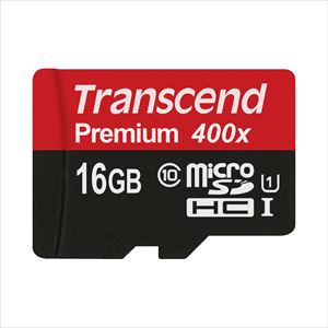 microSDHCカード 16GB class10 UHS-I対応 TS16GUSDCU1 Transcend