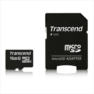 microSDHCカード 16GB class10 TS16GUSDHC10 Transcend