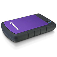 外付けHDD （大容量・1TB・USB3.0対応・耐衝撃・シリコンアウターケース・Transcend・StoreJet 25H3P）TS1TSJ25H3P