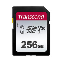 SDXCカード 256GB Class10 UHS-I V30 Transcend TS256GSDC300S