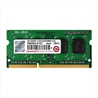 Transcend ノートPC用増設メモリ 2GB DDR3-1333 PC3-10600 SO-DIMM TS256MSK64V3N