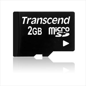 Transcend microSDメモリカード（2GB）