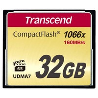 コンパクトフラッシュカード 32GB 1000倍速 TS32GCF1000 Transcend