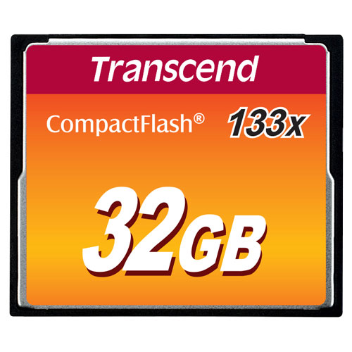 コンパクトフラッシュカード 32GB・133倍速 TS32GCF133 Transcend