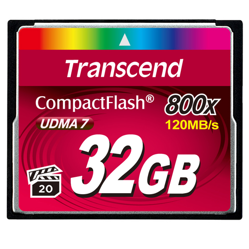 Transcend　コンパクトフラッシュカード　32GB　TS32GCF800