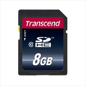 SDHCカード 8GB・class10 TS8GSDHC10 Transcend