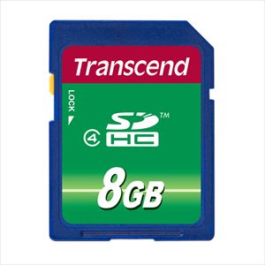 SDHCカード 8GB・class4 TS8GSDHC4 Transcend