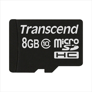 microSDHCカード 8GB class10 TS8GUSDC10 Transcend