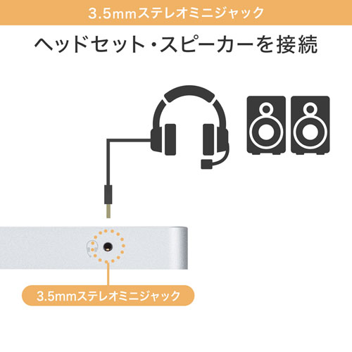 ドッキングステーション（タイプCハブ・USBハブ・Type-C・マグネット・２画面出力・HDMI・DisplayPort・LA・PD） USB-CVDK9 サンワサプライ